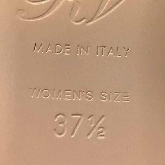 ROGER VIVIER BLACK / IVORY / GOLD BUCKLE LOW HEEL LEATHER SLINGBACK PUMPS - Picture 7 of 7